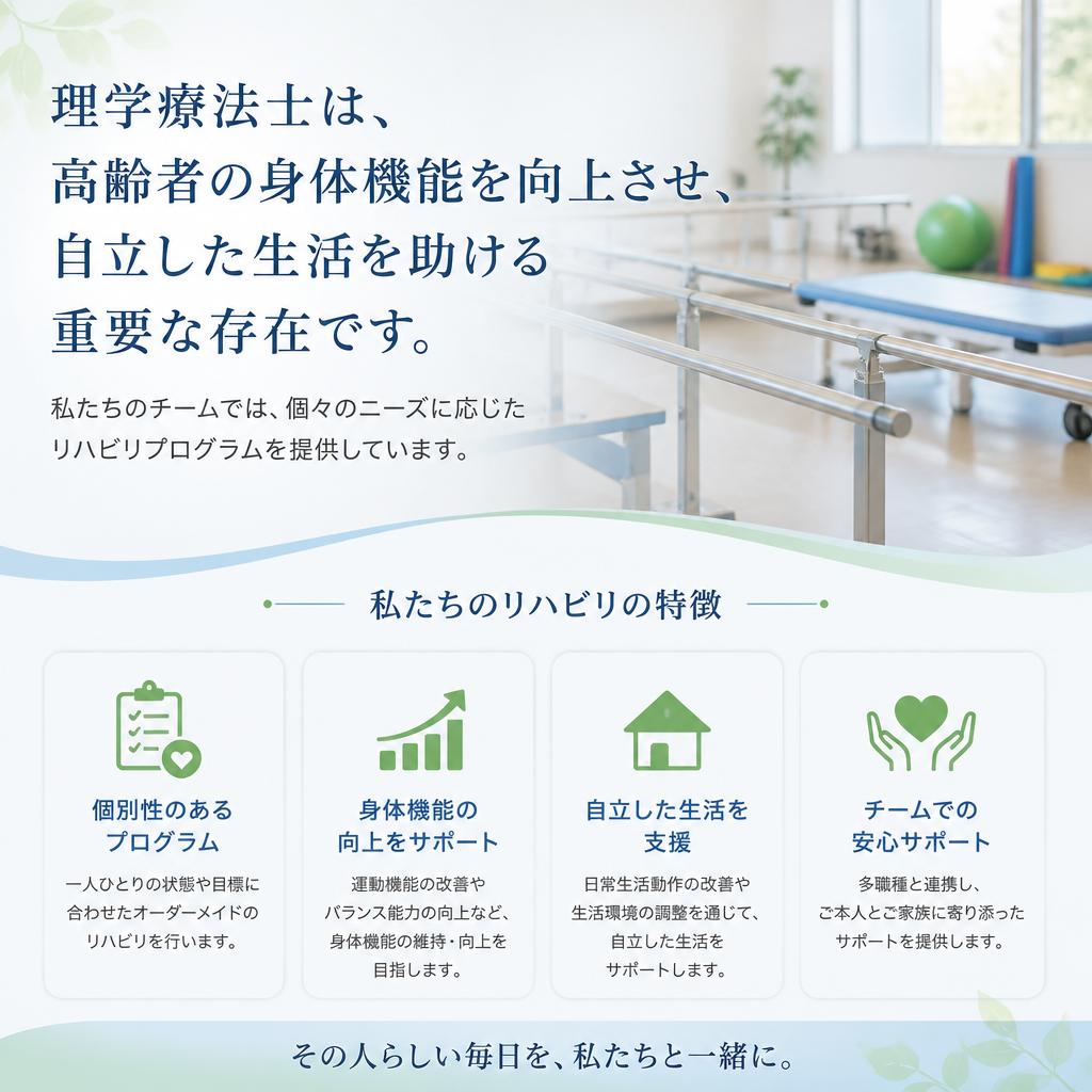 理学療法士の役割とは？