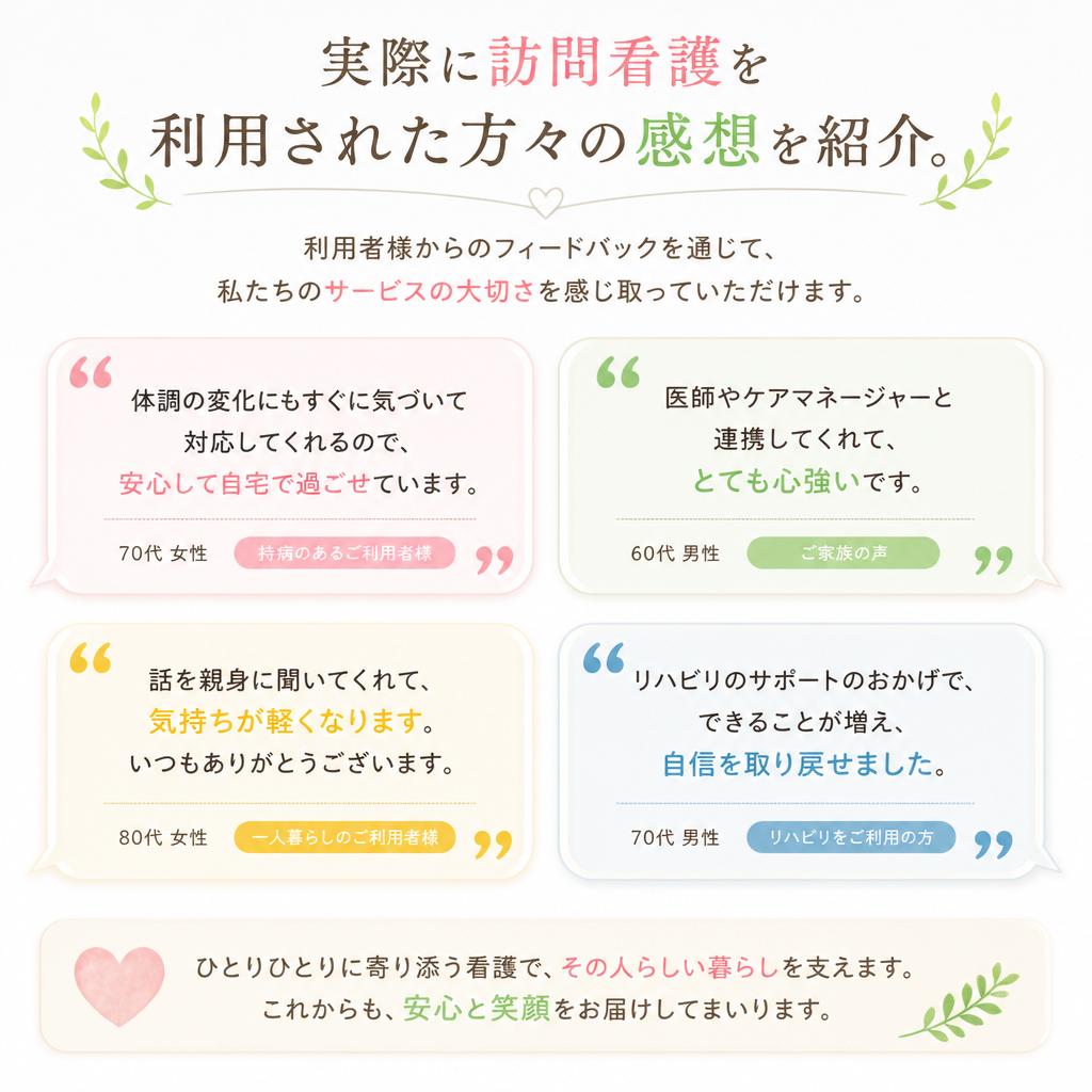 利用者様の声